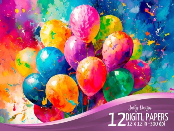Download Birthday Balloons Color Explosion Party - Birthday balloons Collection