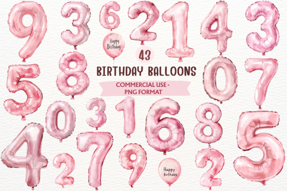 Download Pink Birthday Balloons Party PNG Clipart - Birthday balloons Collection